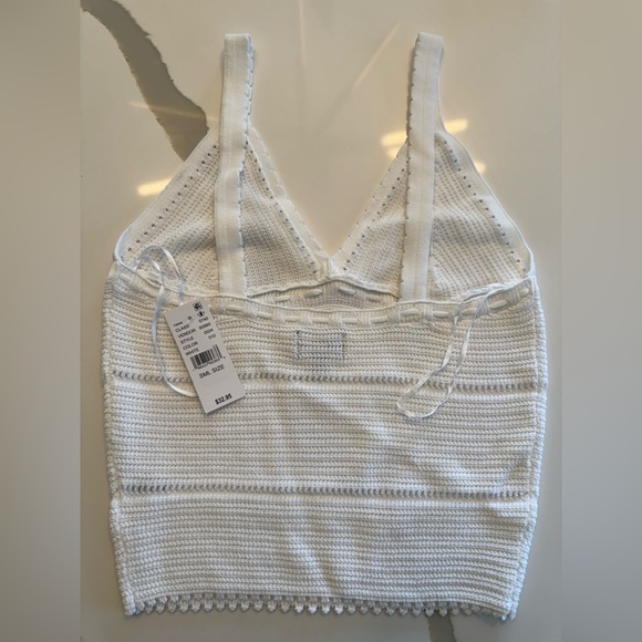 Pac Sun White Crochet Tank Top - Picture 2 of 4